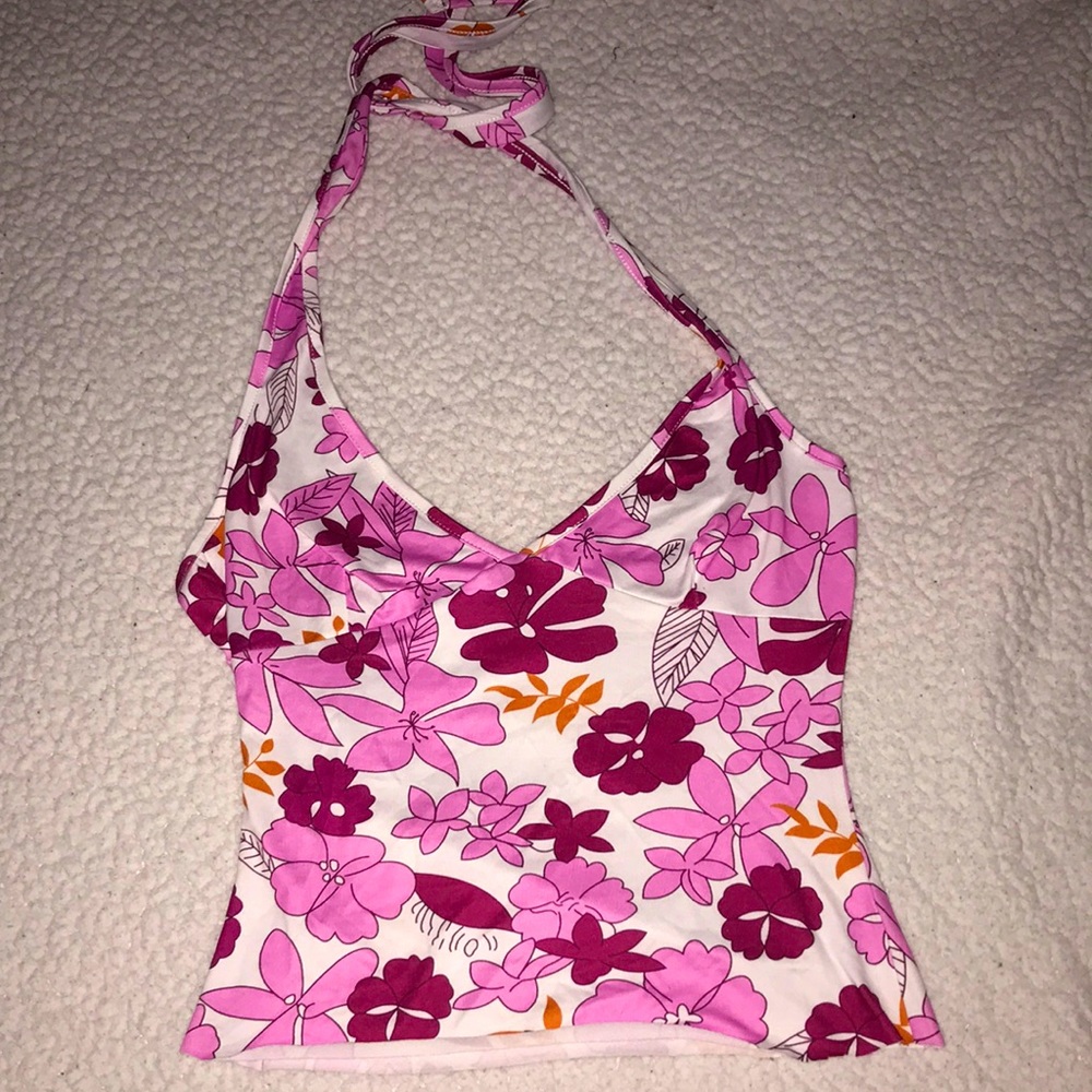 Tie halter top